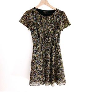 Banana Republic Ditsy Floral Dress XS Petite